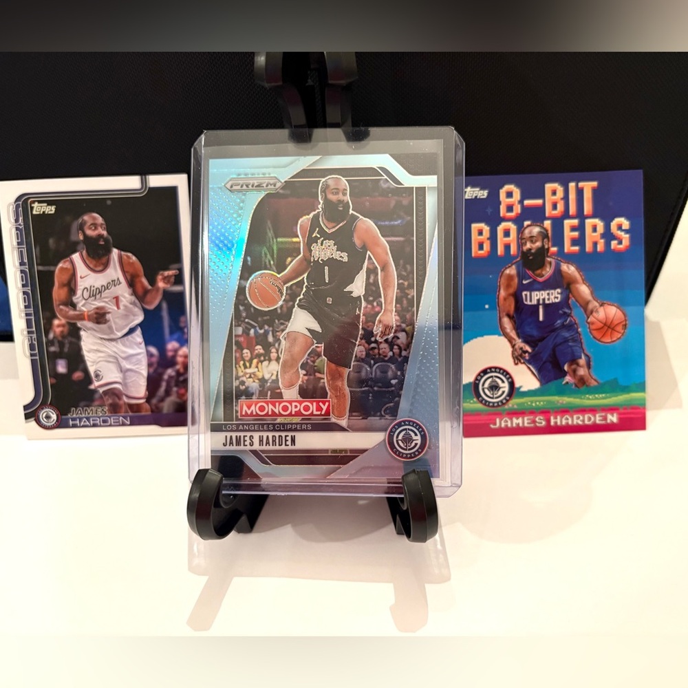 James Harden Basketball Card Light Blue 199/249 Los Angeles Clippers